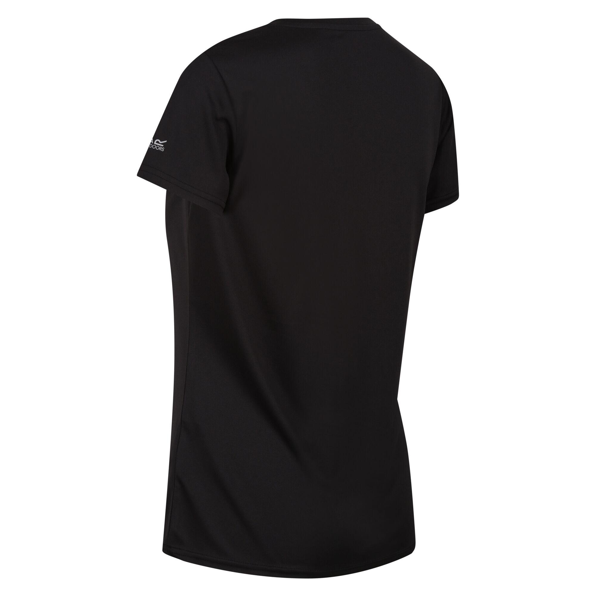 Womens/Ladies Fingal VII The Spirit Of Adventure TShirt (Black) 4/5