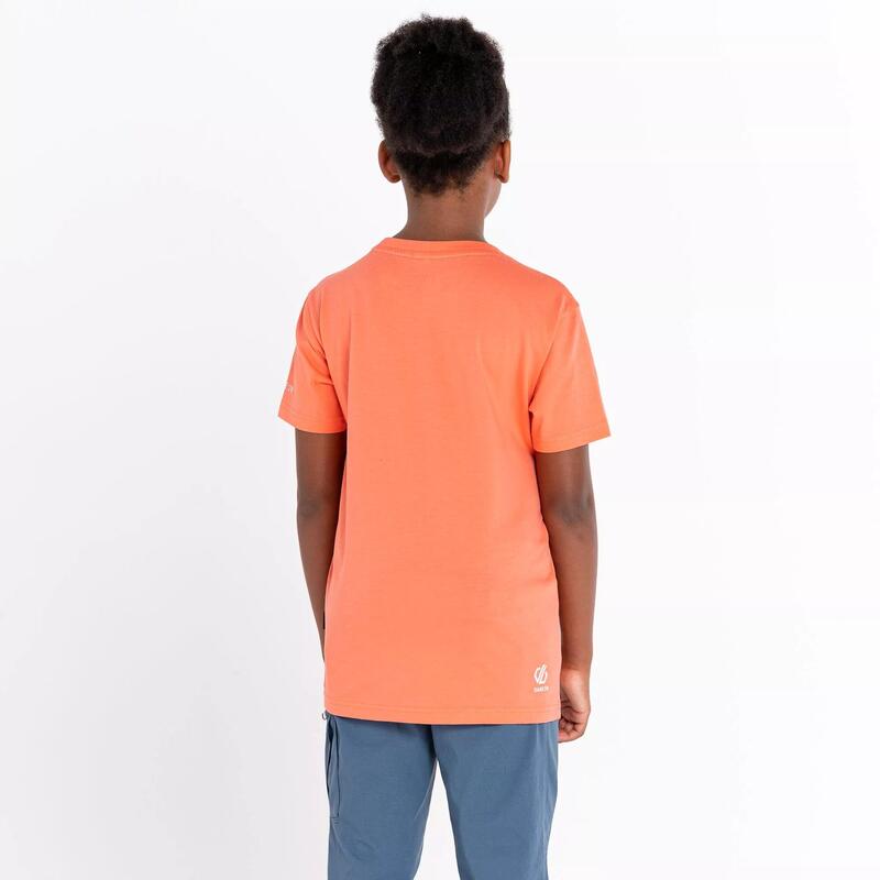 T-Shirt gráfica para crianças/Kids Trailblazer Pêssego Neon