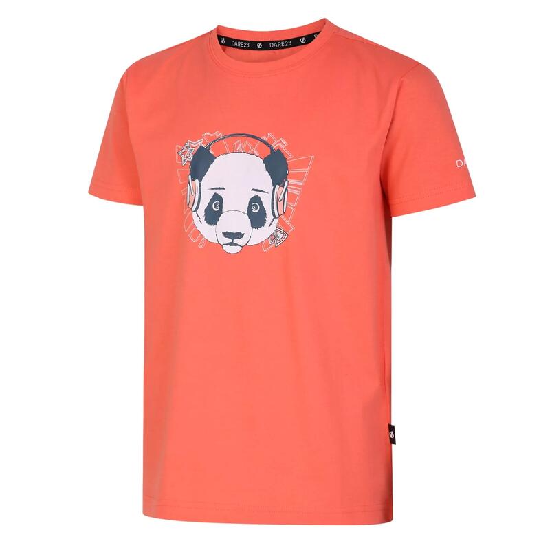 Camiseta Trailblazer Diseño Impreso para Niños/Niñas Melocotón Neón