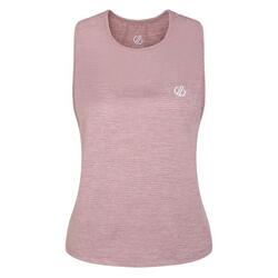 Dames Meditate Marl Crop Top (Schemerige roos)