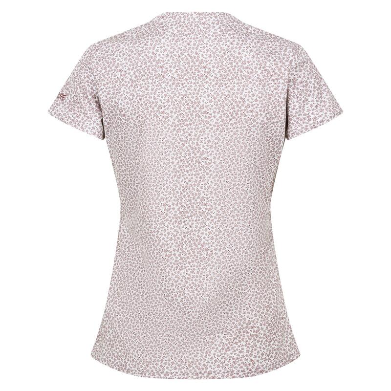 Camiseta Fingal Edition Estampado Ditsy para Mujer Rosa Dusky