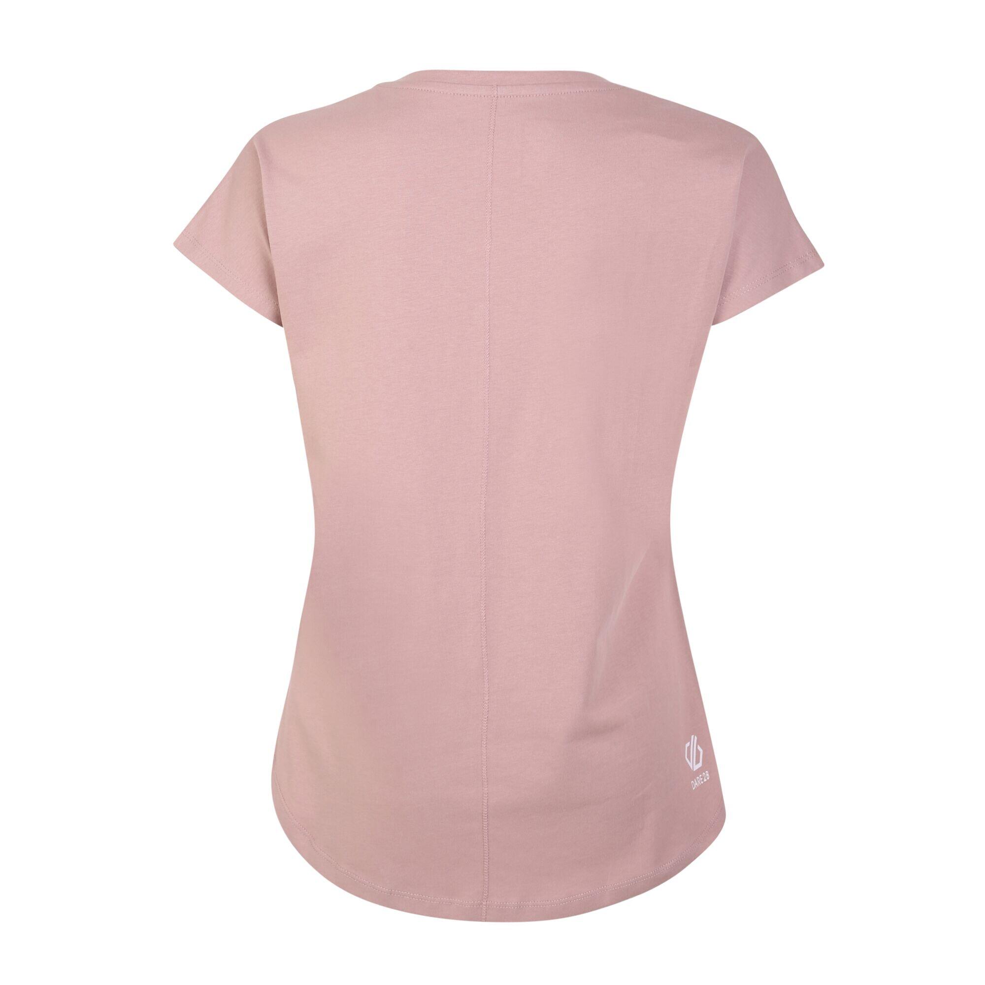 Womens/Ladies Traquility TShirt (Dusky Rose) 2/4