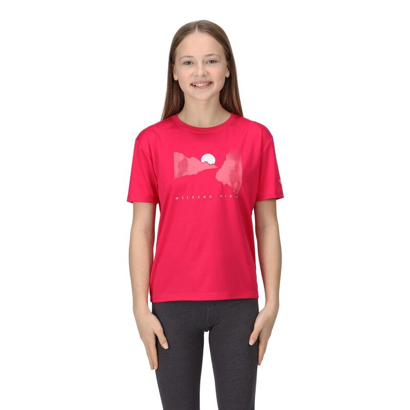 Kinderen/Kinderen Alvarado VII Zon TShirt (Roze drankje)