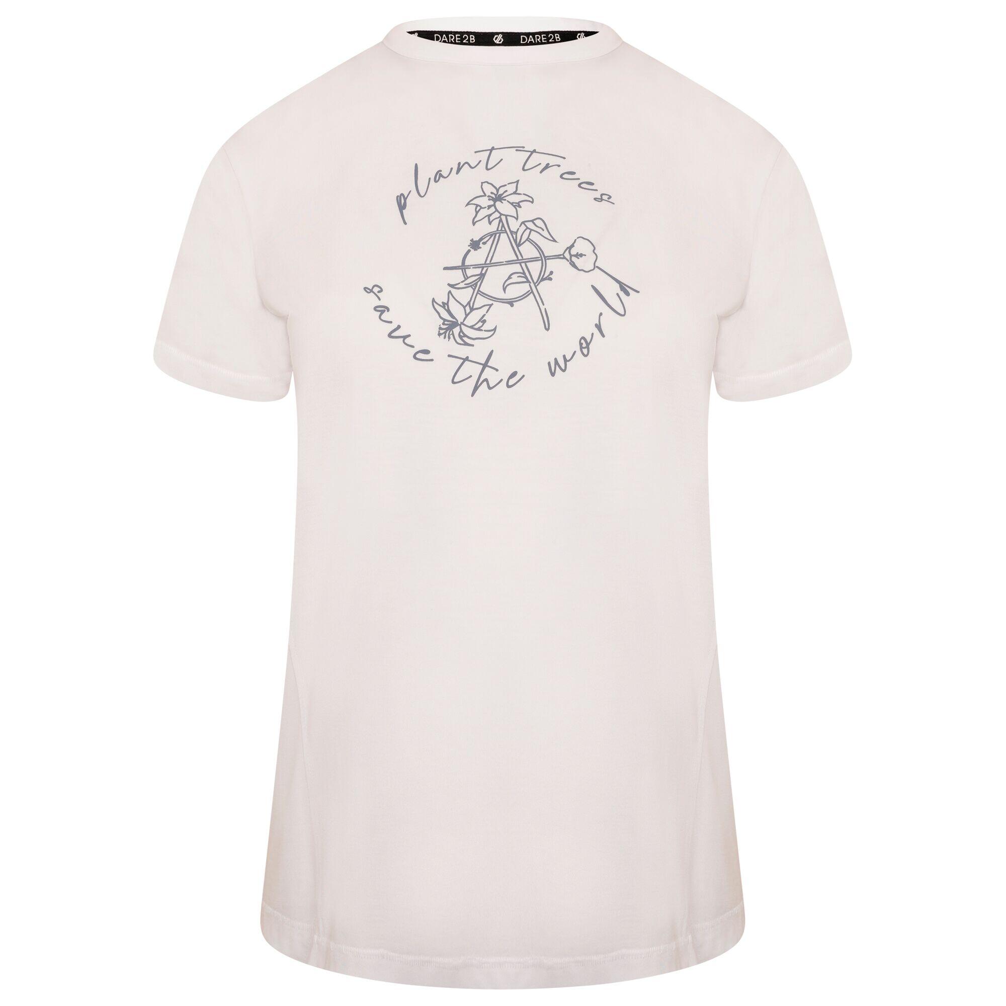 DARE 2B Womens/Ladies Unwind Quote TShirt (White)