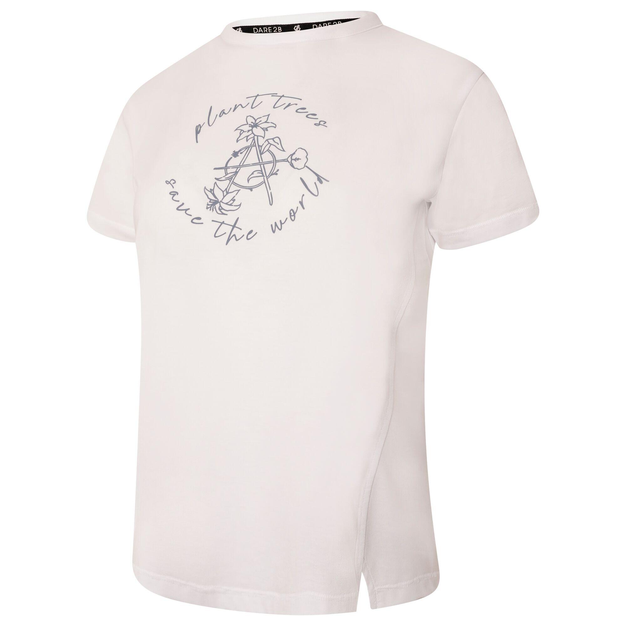 Womens/Ladies Unwind Quote TShirt (White) 3/5