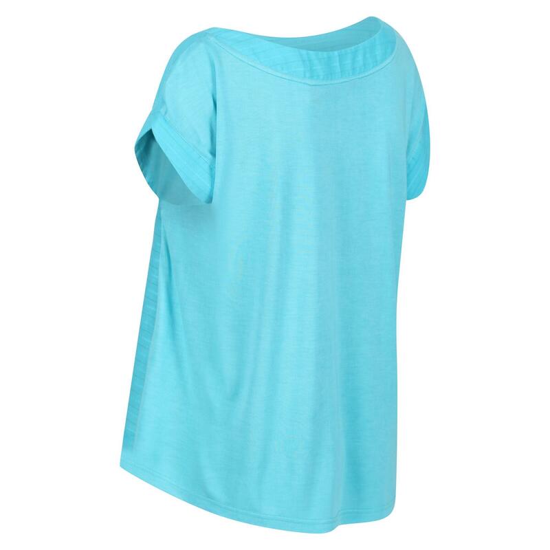 Tricou Drumeții În Natură Regatta Adine Cu Dungi Femei