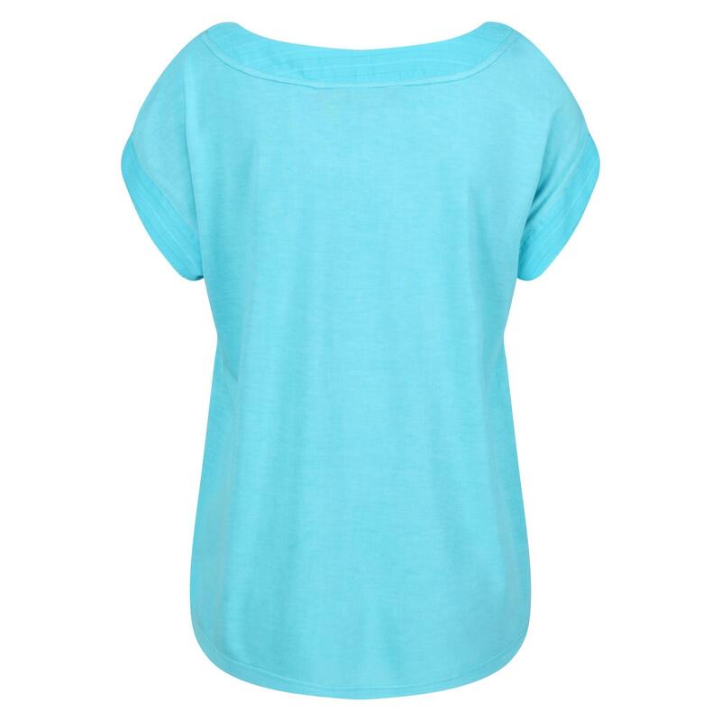 Tricou Drumeții În Natură Regatta Adine Cu Dungi Femei