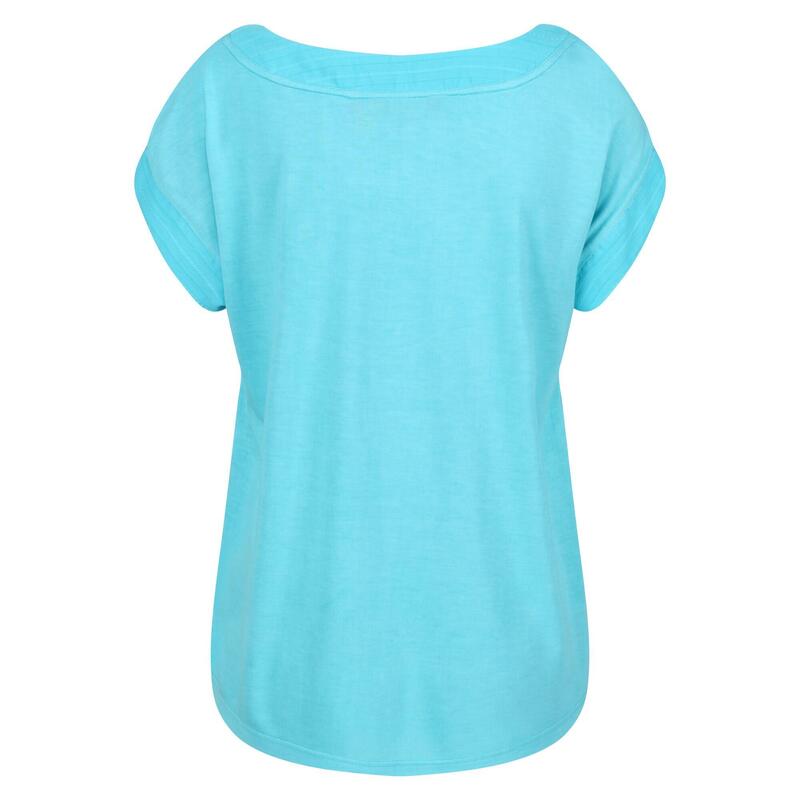 Tshirt ADINE Femme (Bleu / Vert / Blanc)