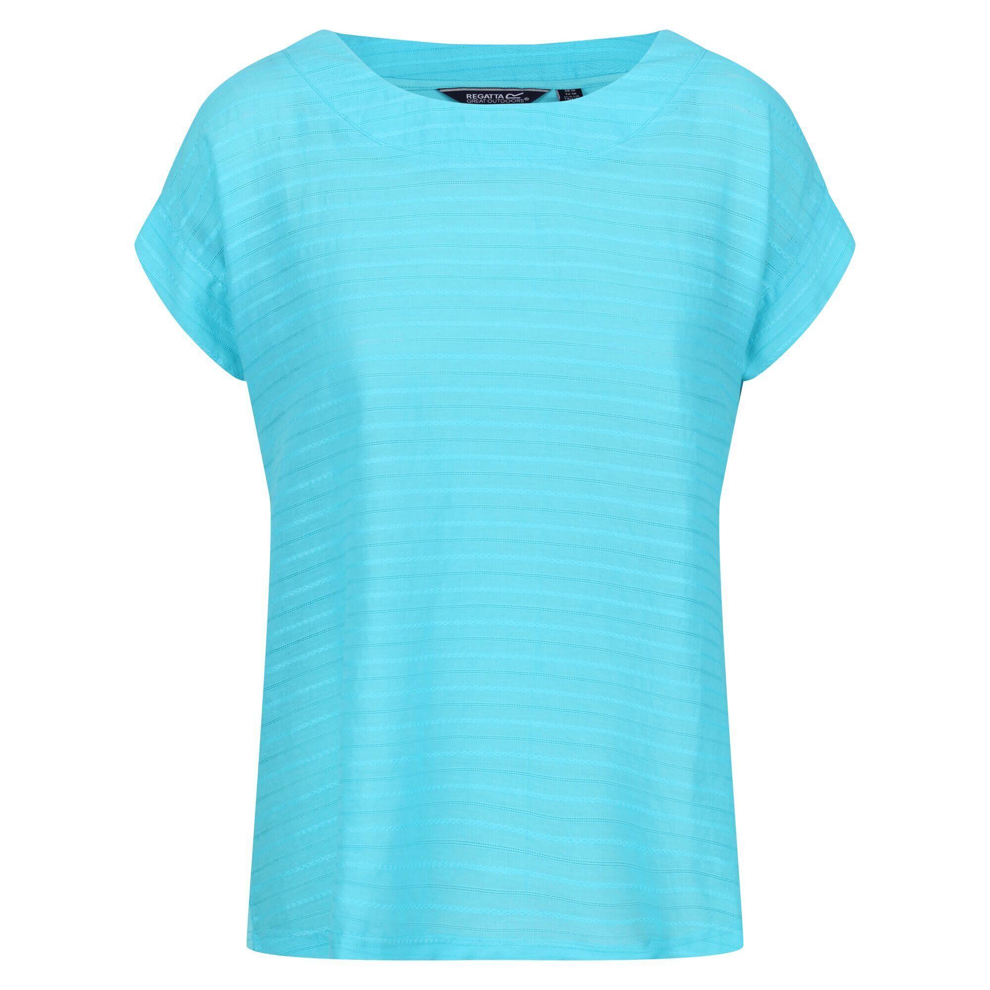 REGATTA Womens/Ladies Adine Stripe TShirt (Seascape)