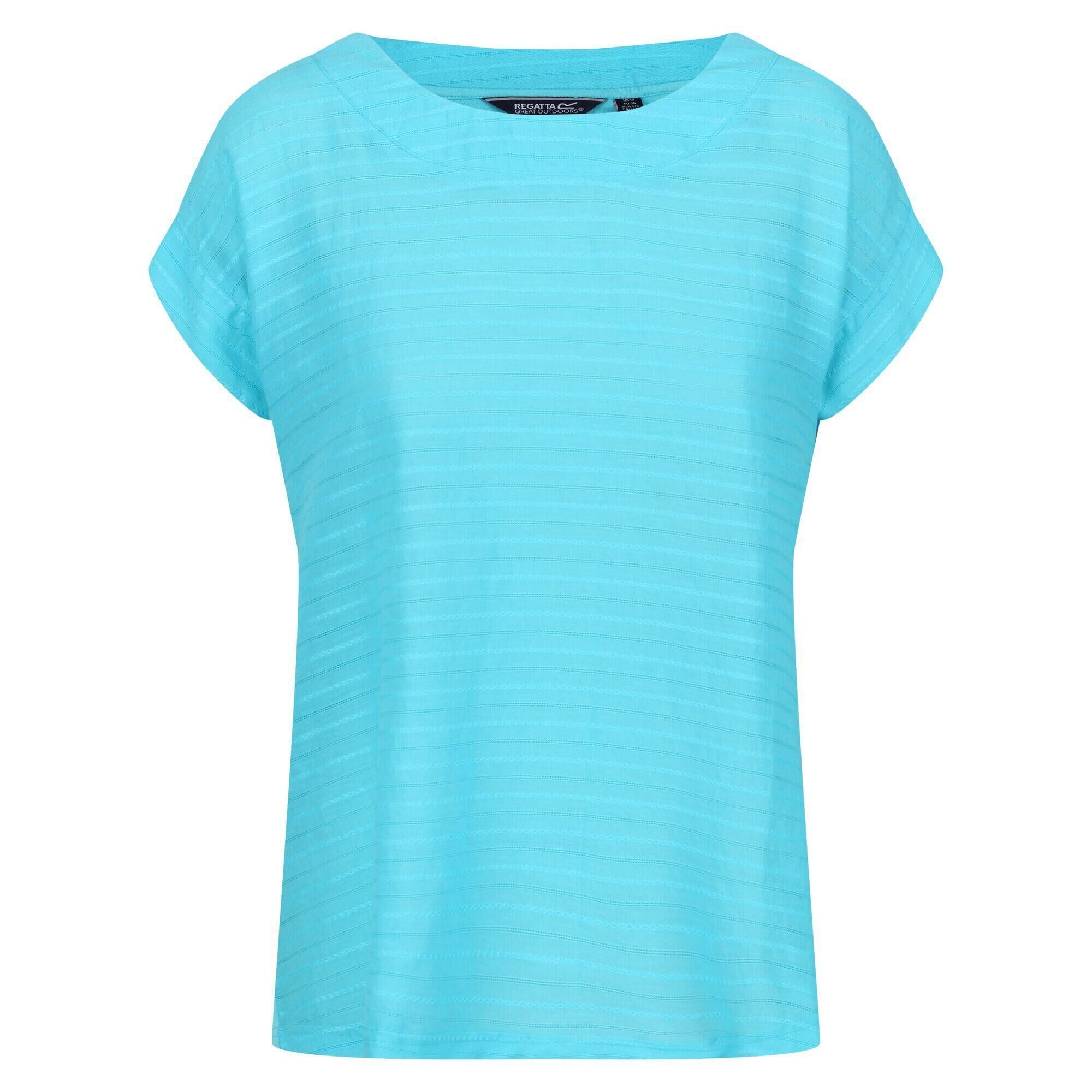 REGATTA Womens/Ladies Adine Stripe TShirt (Seascape)