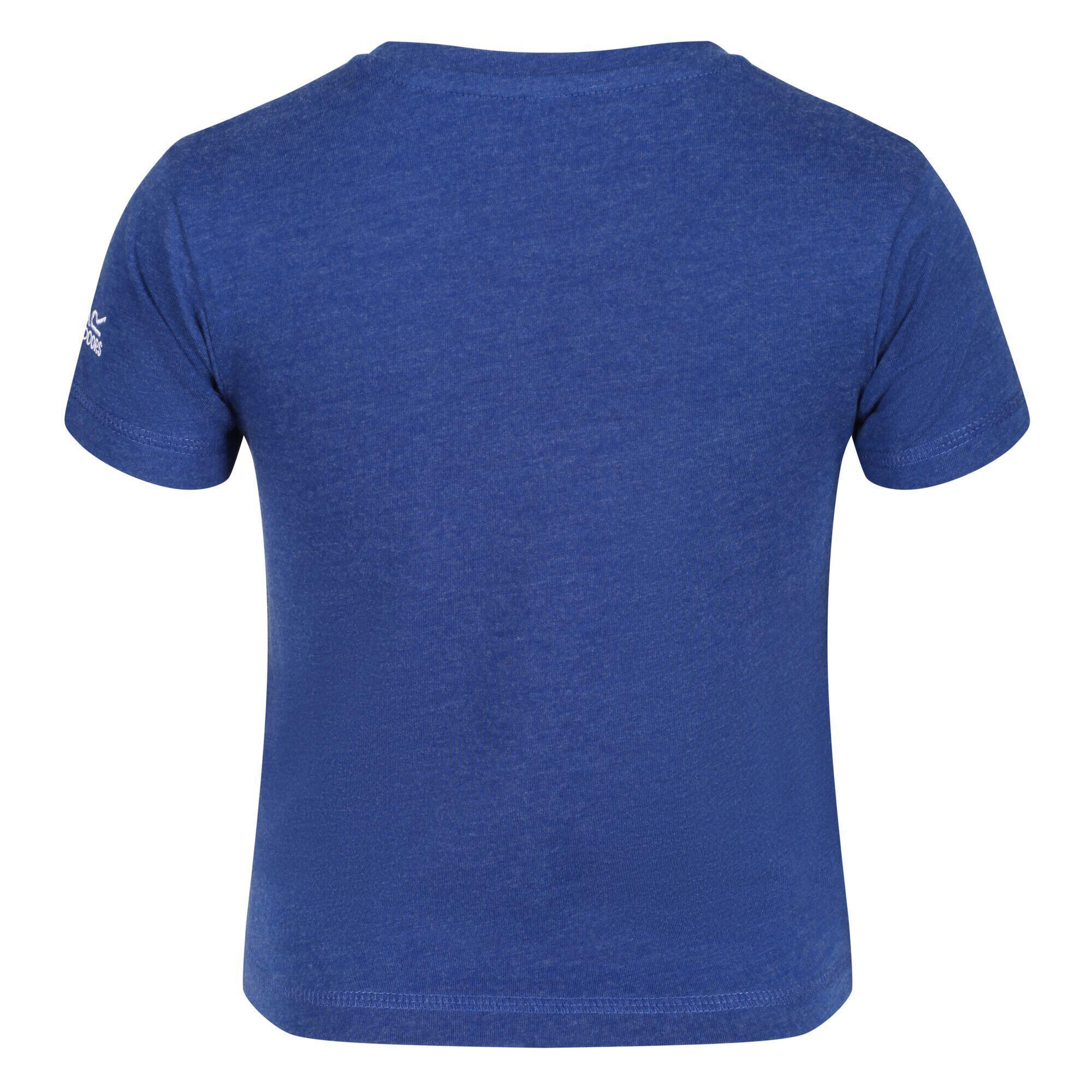 Childrens/Kids Peppa Pig Printed ShortSleeved TShirt (Royal Blue) 2/5