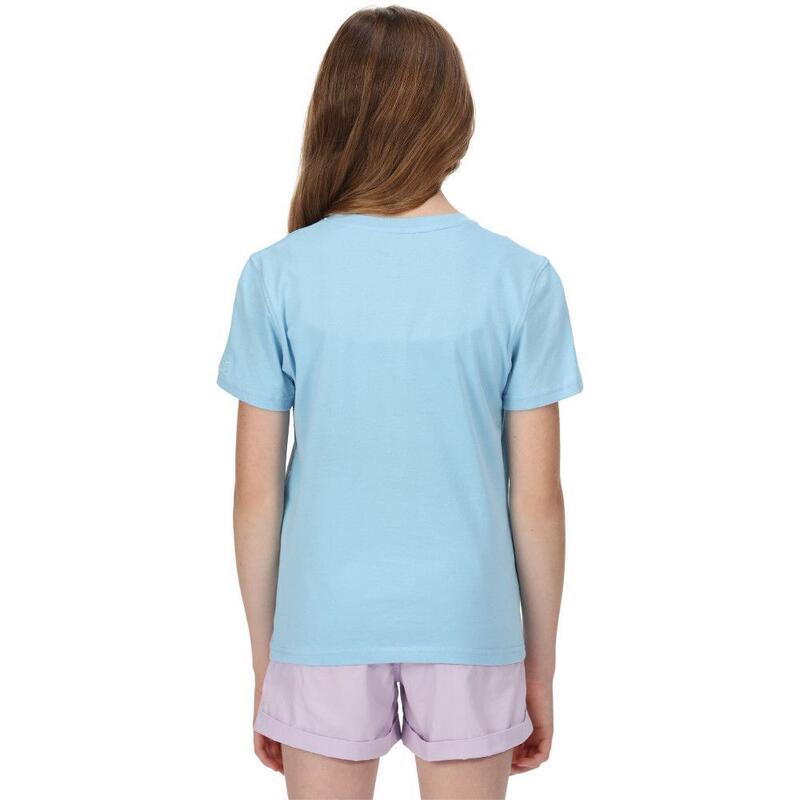 Kinder/Kids Bosley V Bedrukt Tshirt (Poederblauw)