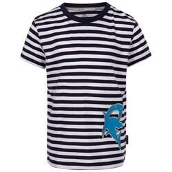 Kinderen/Kinderen Grenzeloos Haai TShirt (Marine)