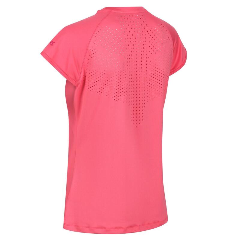 Dames Luaza Tshirt (Tropisch Roze)