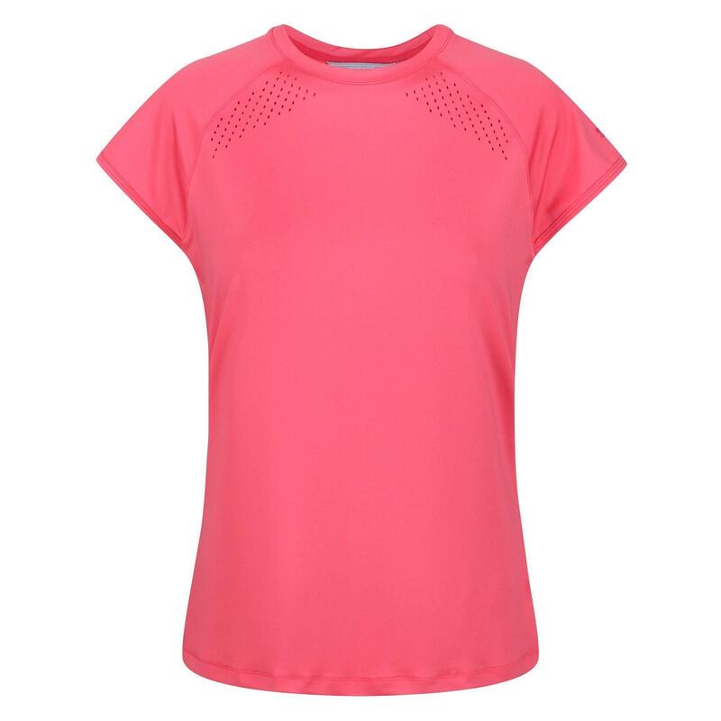 Dames Luaza Tshirt (Tropisch Roze)