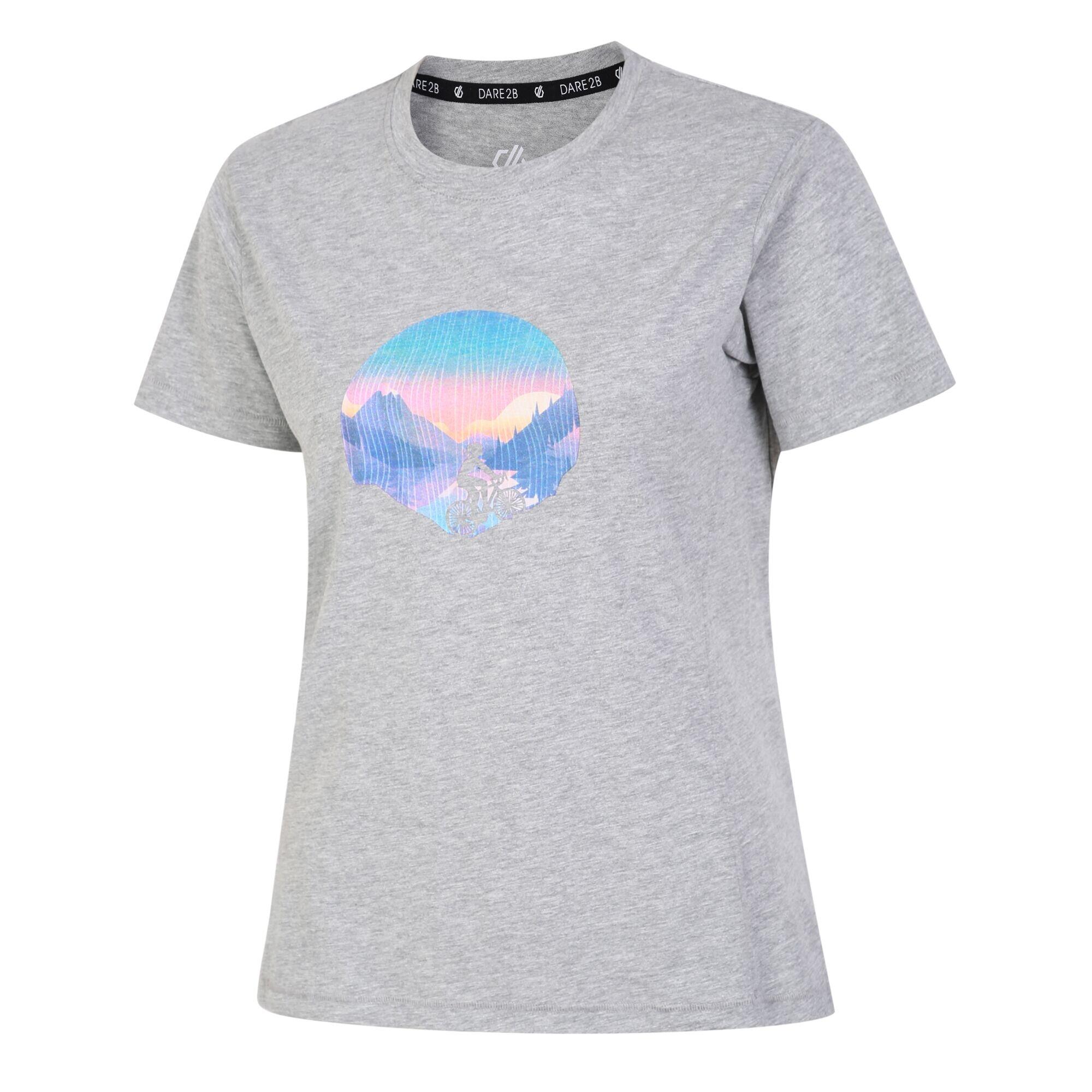 Womens/Ladies In The Forefront TShirt (Ash Grey Marl) 3/4