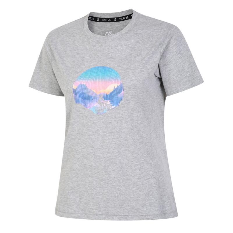 Tshirt IN THE FOREFRONT Femme (Gris clair Chiné)