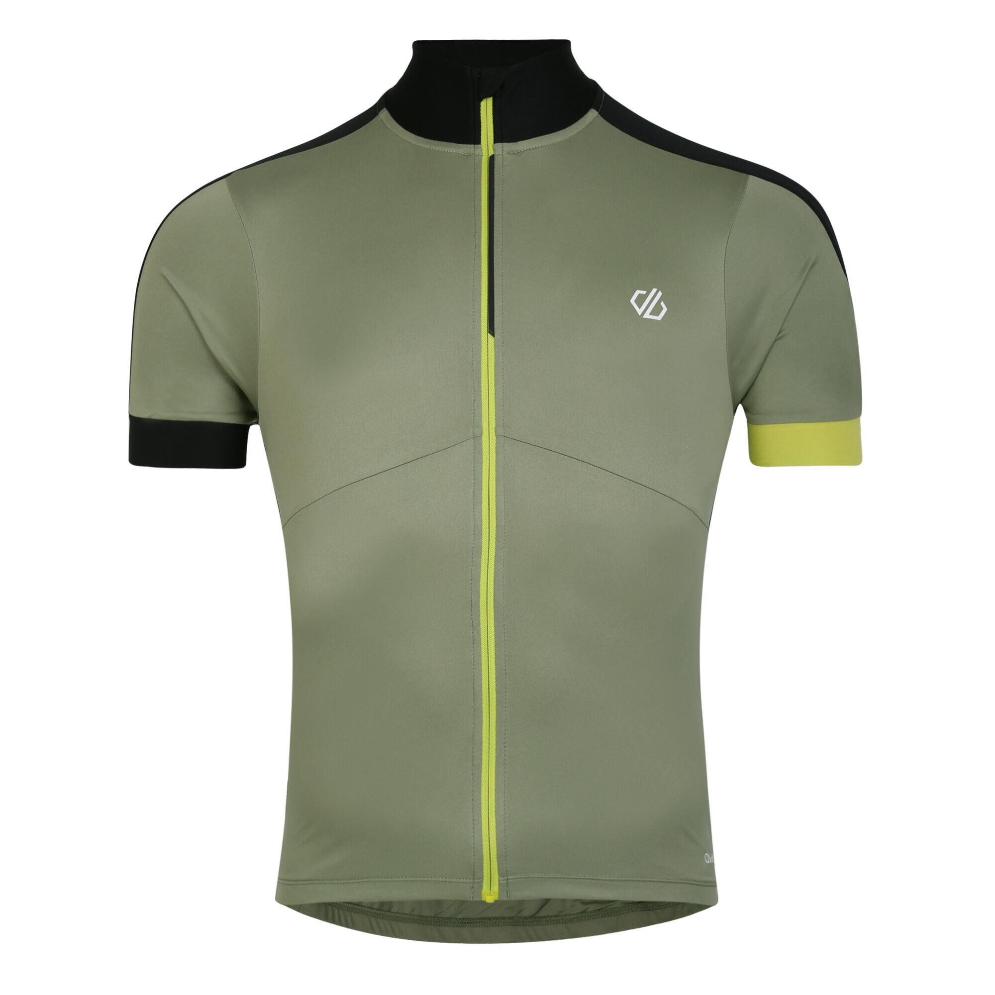 Mens Protraction II Recycled Lightweight Jersey (Oil Green/Black) 1/5