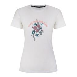 Tshirt GROW WITH THE FLOW Femme (Blanc)