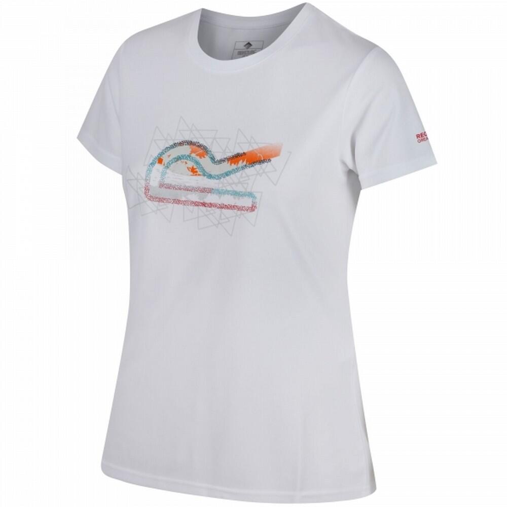REGATTA Womens/Ladies Fingal III Quick Dry TShirt (White)