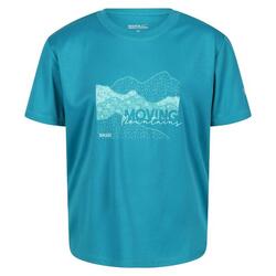 Camiseta Alvarado VI Montaña para Niños/Niñas Azul Esmaltado