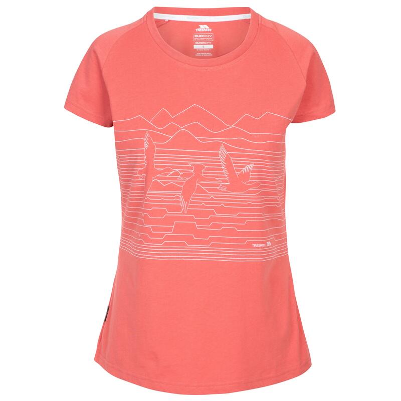 Tshirt DUNEBUG Femme (Rouge pâle)