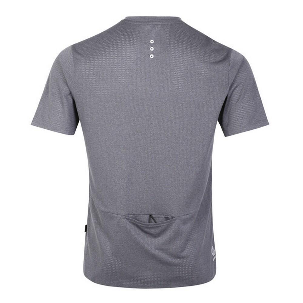 Mens Momentum Marl TShirt (Charcoal Grey) 2/5