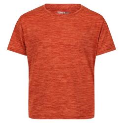 Camiseta Fingal Edition Jaspeada para Niños/Niñas Naranja Oxidado