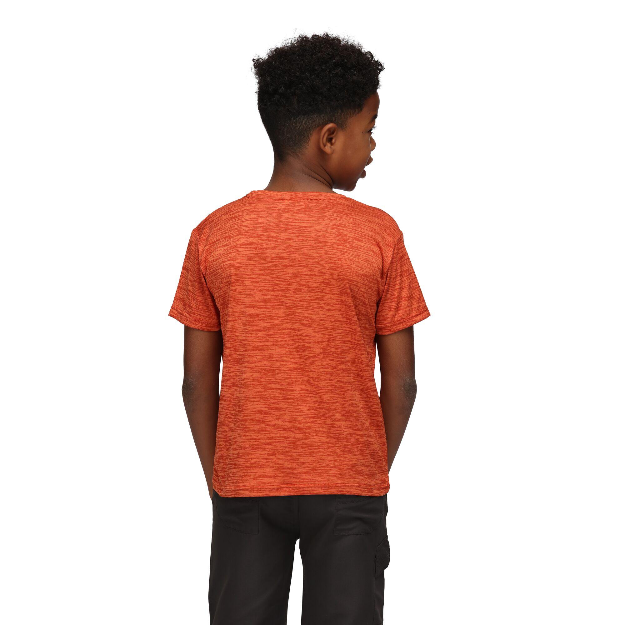 Childrens/Kids Fingal Edition Marl TShirt (Rusty Orange) 4/5