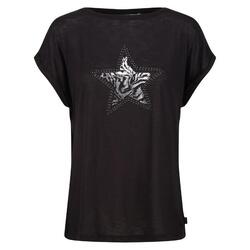 Camiseta Roselynn Estrella para Mujer Negro