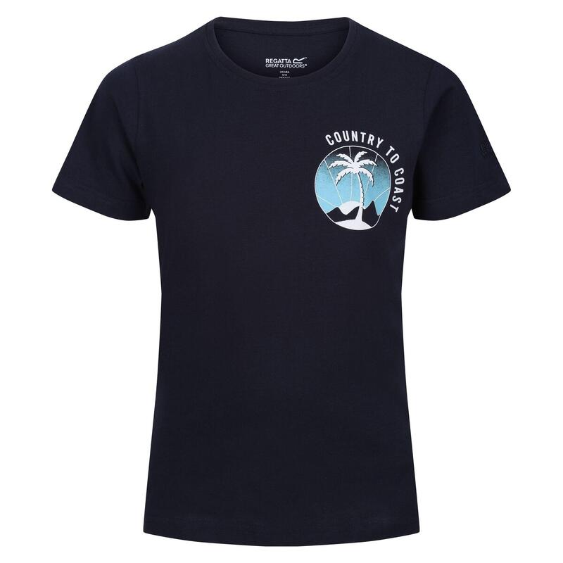 Camiseta Bosley VI Playa para Niños/Niñas Marino