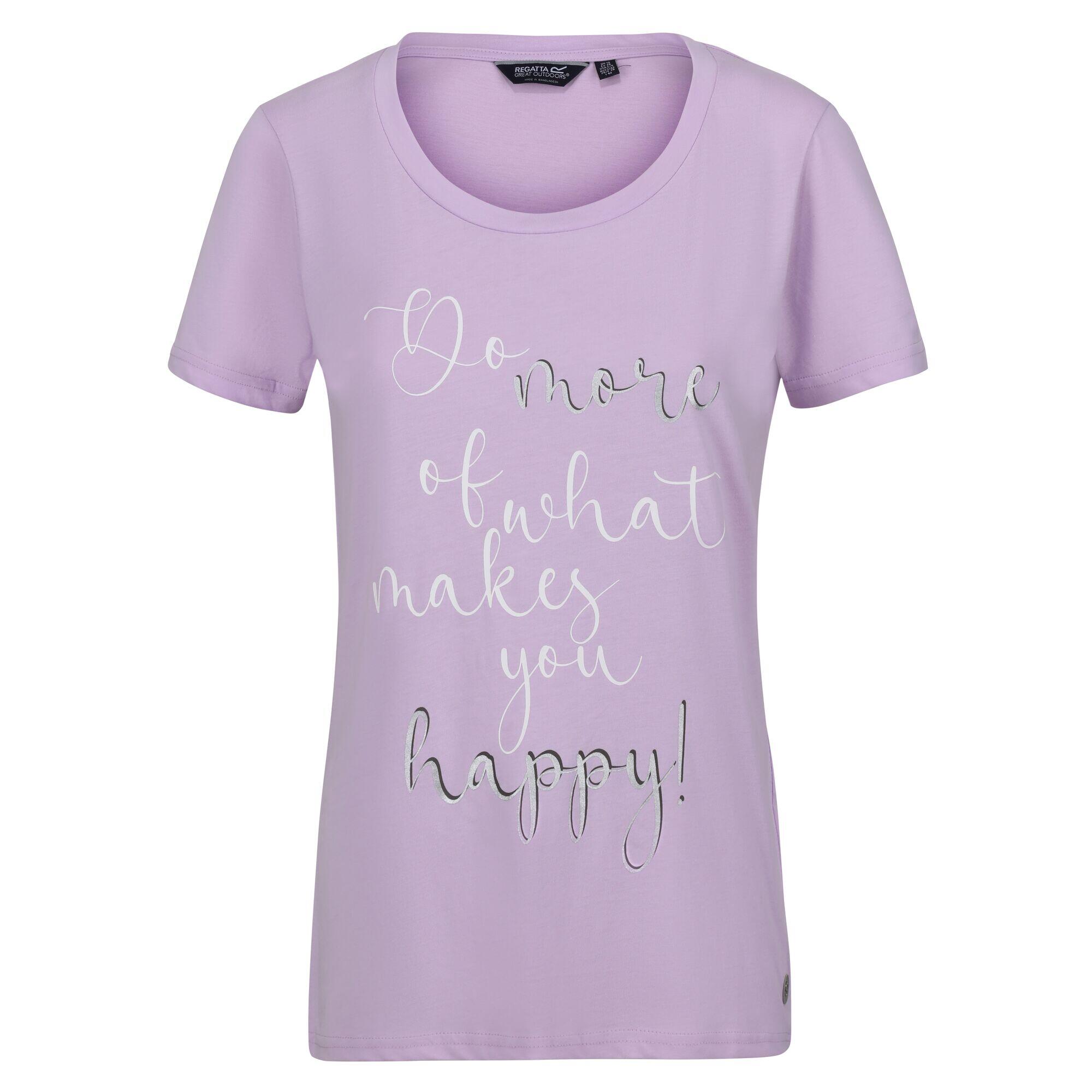 FILANDRA women's T-shirt (Lilac pastel)