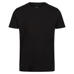 Camiseta Pro de Algodón para Hombre Negro