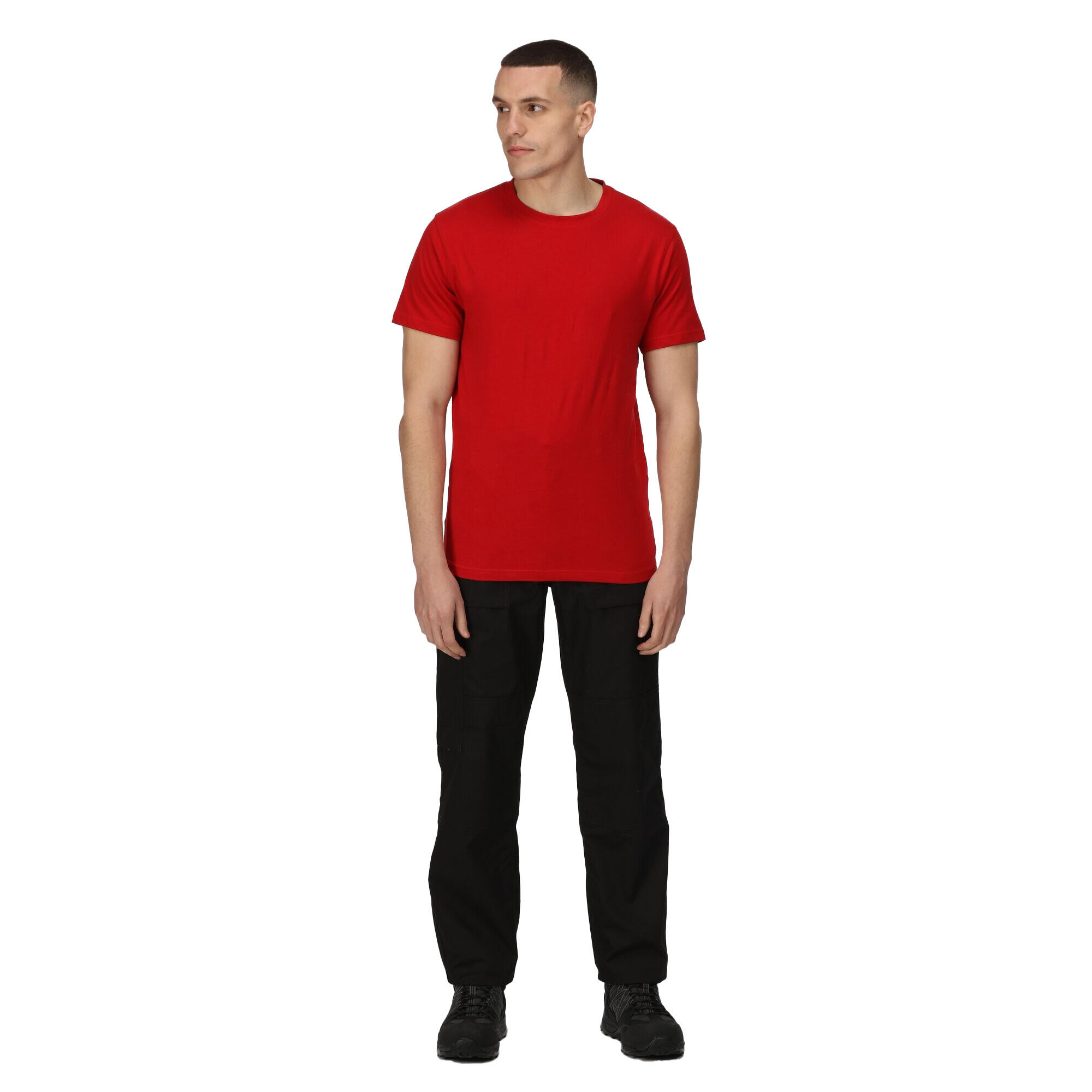 Mens Pro Cotton Soft Touch TShirt (Classic Red) 4/5