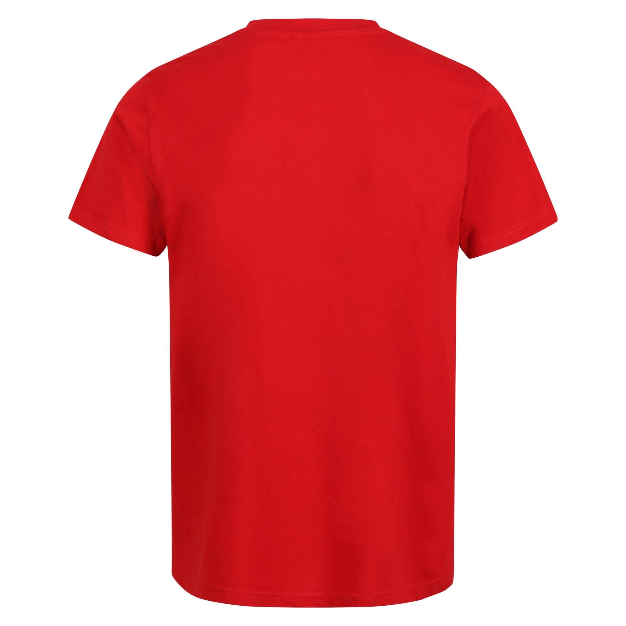 TShirt Weiche Haptik für Herren Rot 2/5