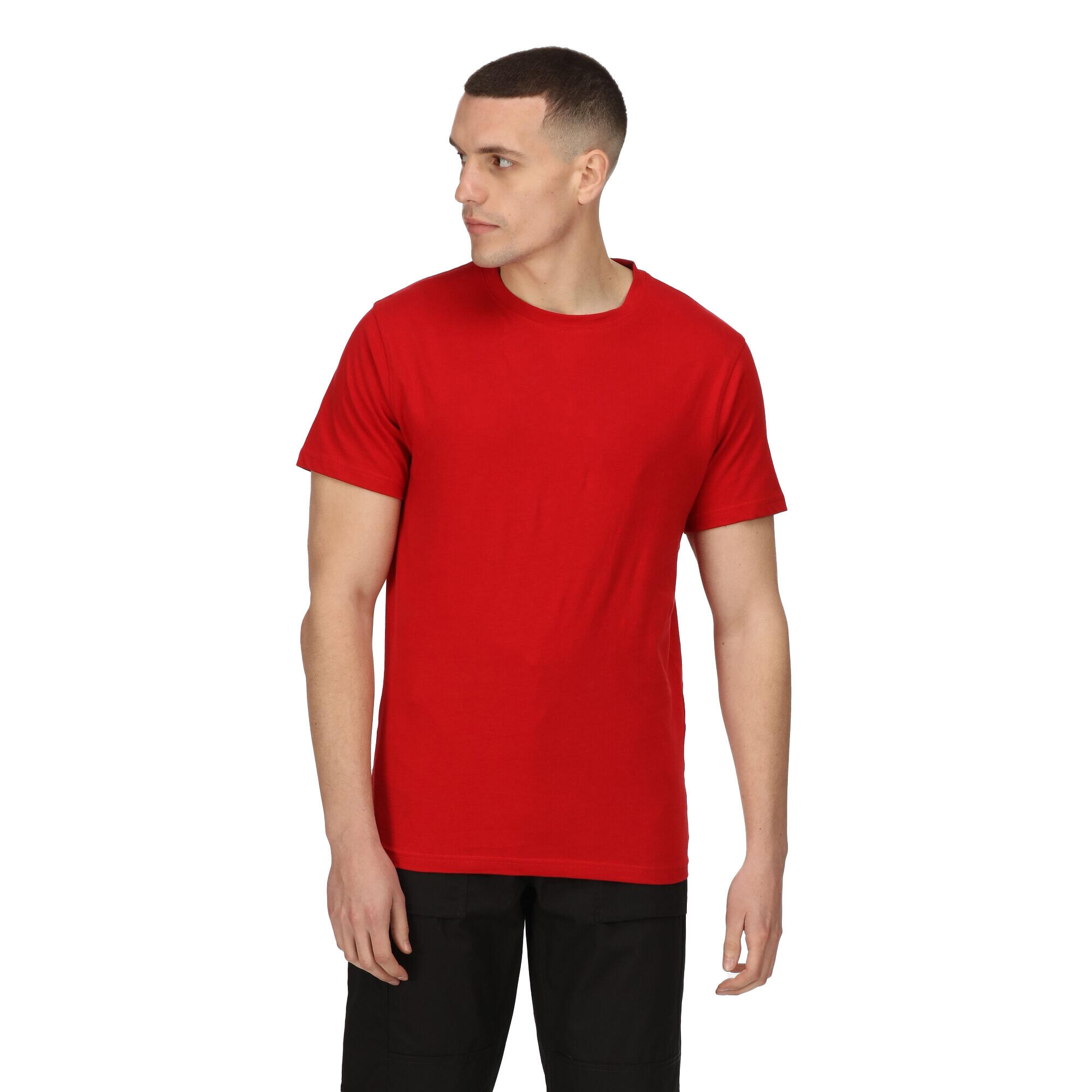 Mens Pro Cotton Soft Touch TShirt (Classic Red) 3/5