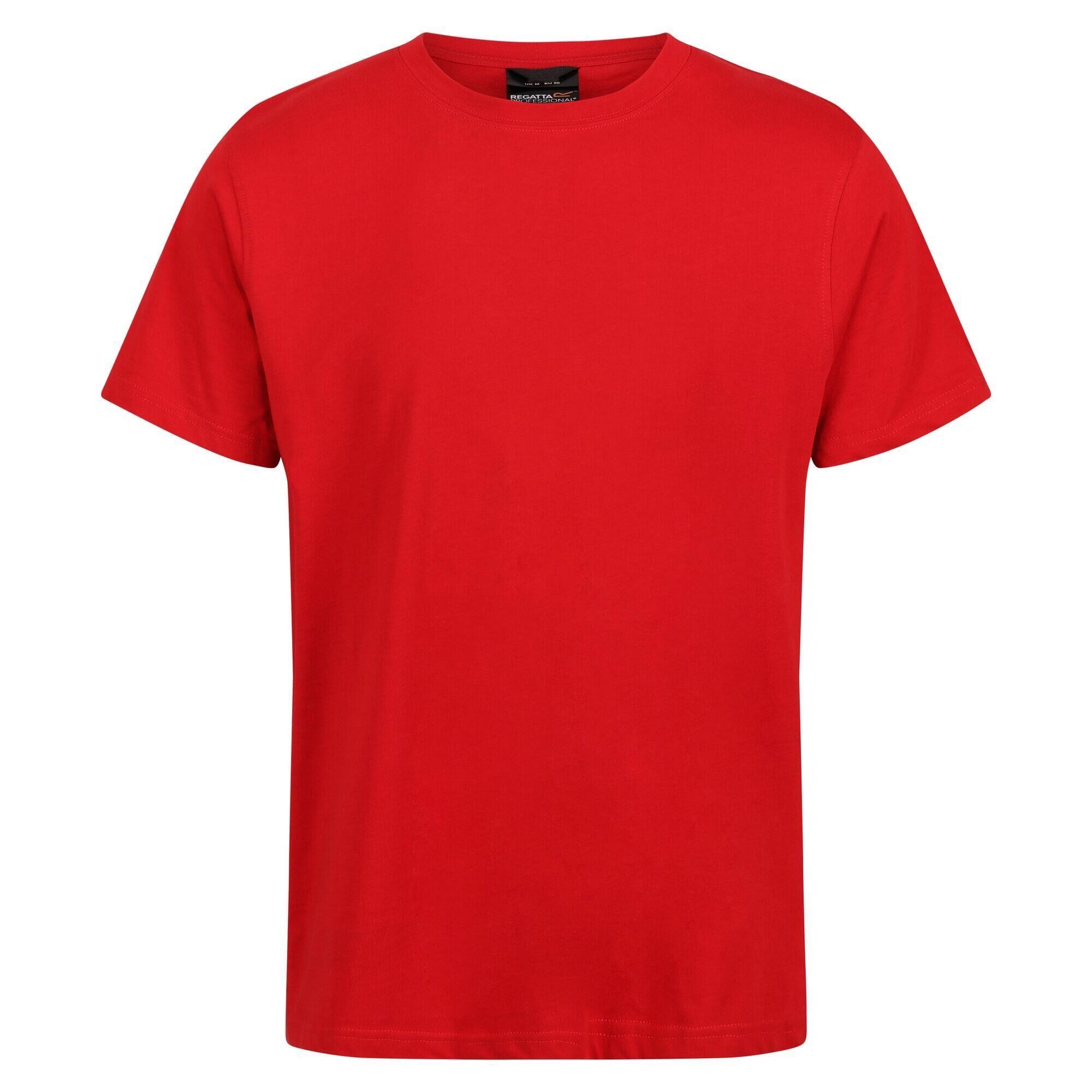 REGATTA Mens Pro Cotton Soft Touch TShirt (Classic Red)