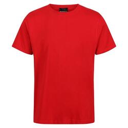 Camiseta Pro de Algodón para Hombre Rojo Clásico