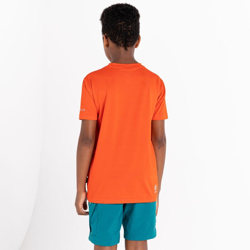 Camiseta Amuse Ciclismo para Niños/Niñas Naranja Trail Blaze