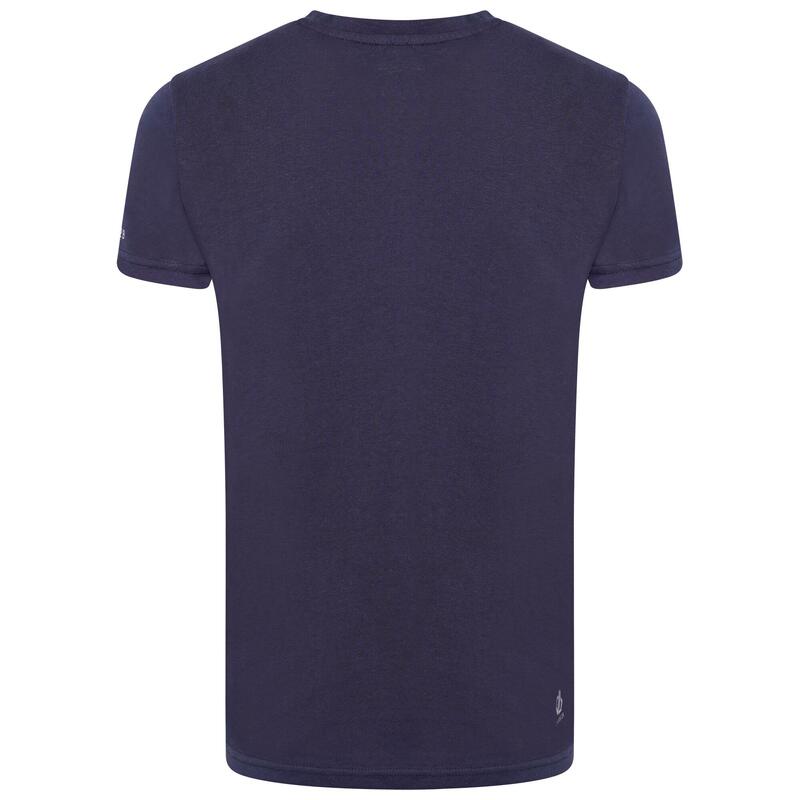 Tshirt imprimé GO BEYOND Unisexe (Bleu marine)