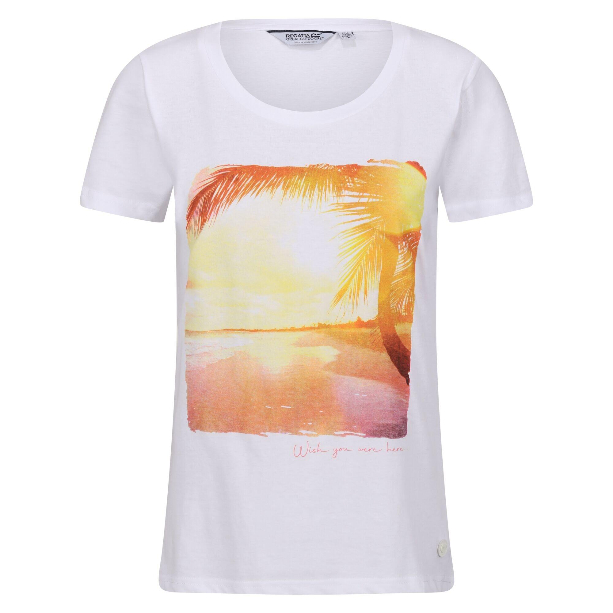 REGATTA Womens/Ladies Filandra VII Beach TShirt (White)