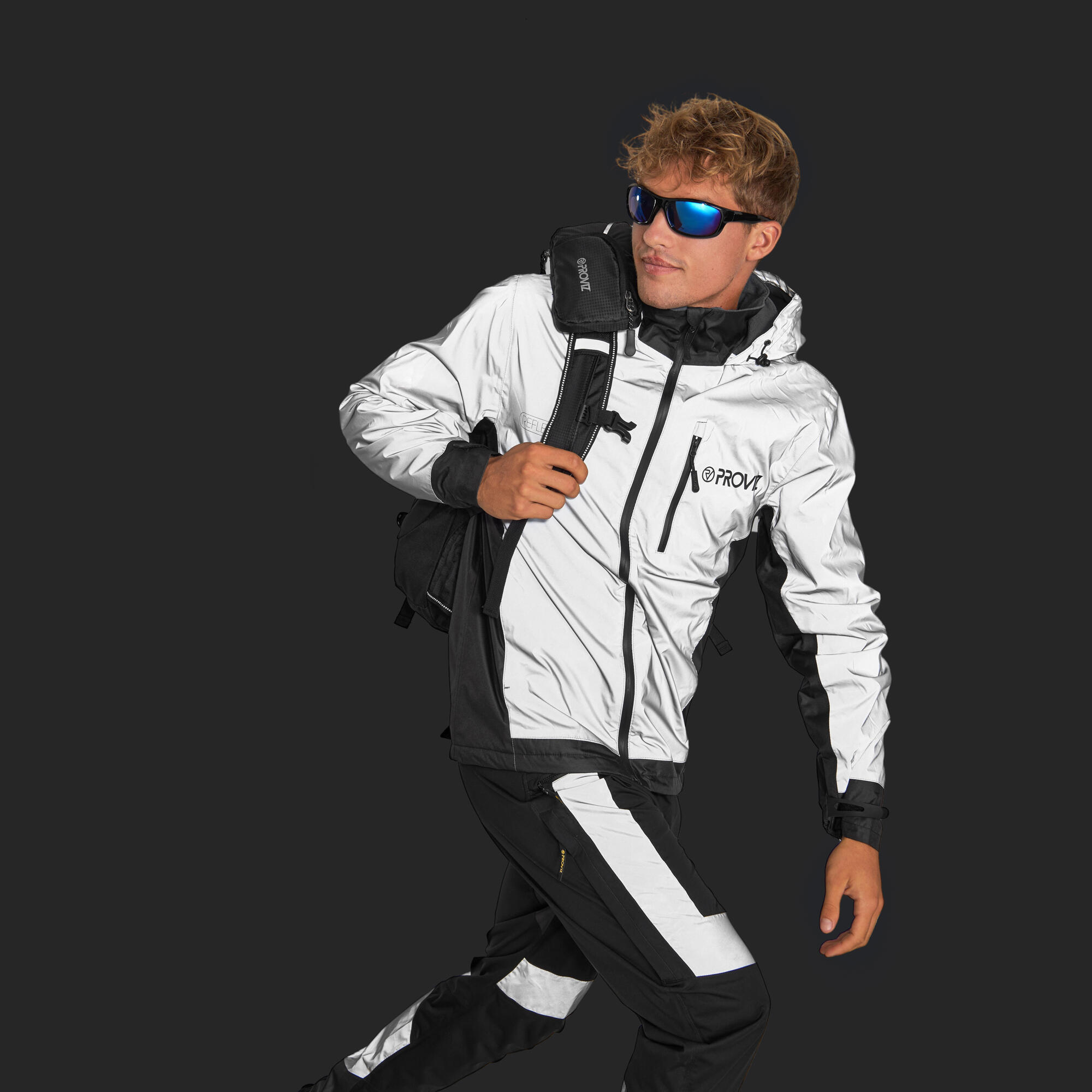 Proviz Men's REFLECT360 FleeceLined Reflective Waterproof Outdoor
