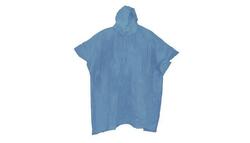 Poncho de pluie bleu 125x126cm - Taille unique