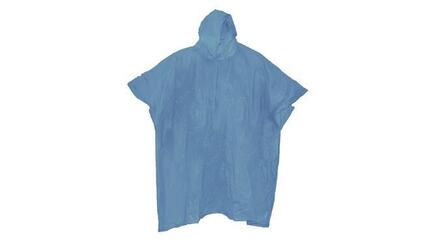 Regenponcho blau 125x126cm - Einheitsgröße