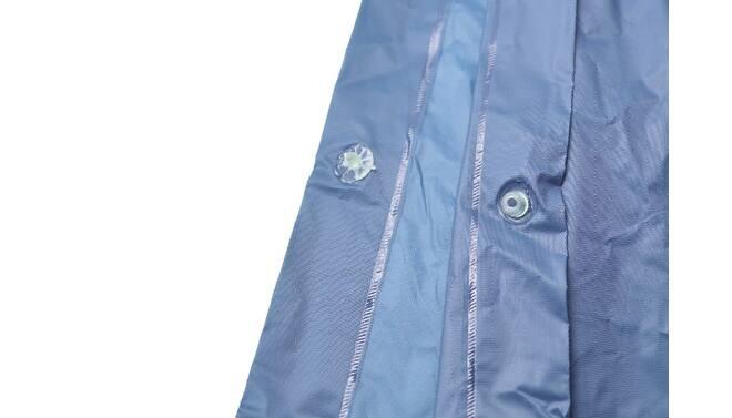 Poncho de pluie bleu 125x126cm - Taille unique 2/4