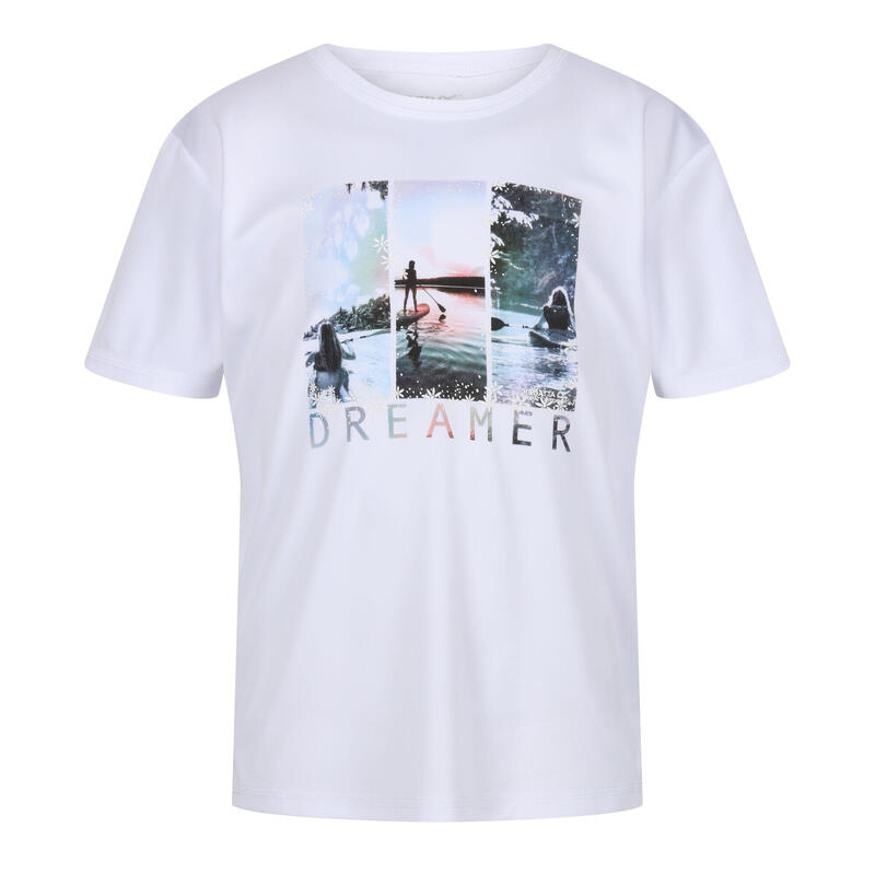 Camiseta Alvarado VII Paisaje para Niños/Niñas Blanco