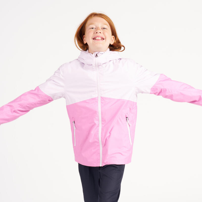 Refurbished - Regenjacke Segeln Kinder wasserdicht 100 rosa - SEHR GUT