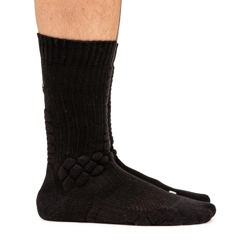 Refurbished - Skatesocken Socks 500 Mid schwarz - SEHR GUT