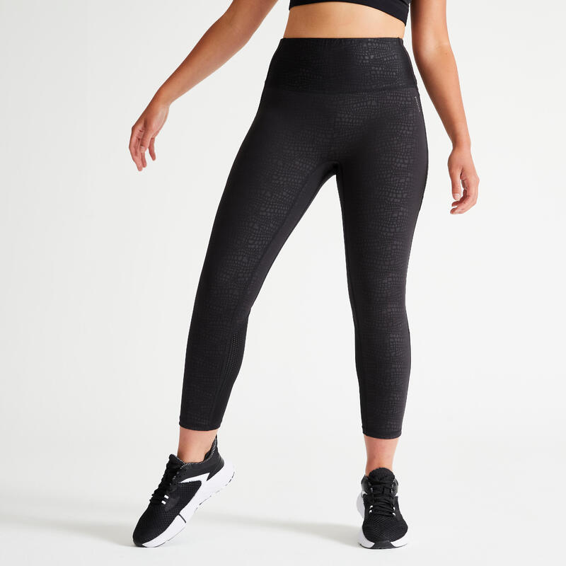 Refurbished - 7/8 Sportleggings Damen mit hohem Taillenbund... - SEHR GUT