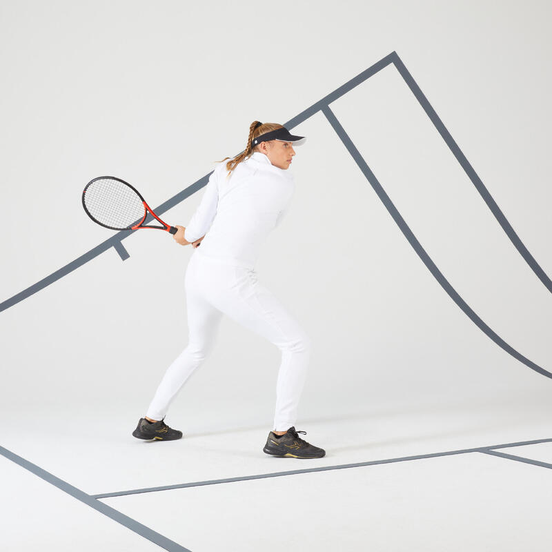 Seconde vie - Pantalon tennis dry soft femme - Dry 900 blanc - TRÈS BON